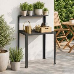 Table de rempotage, en acier enduit de poudre, pour le jardin, 100 &times; 50 &times; 104 cm