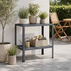 Table de rempotage, en acier enduit de poudre, pour le jardin, 100 &times; 50 &times; 80 cm