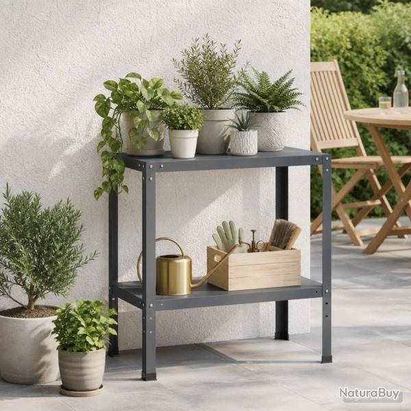 Table de rempotage en acier enduit de poudre, 80 � 40 � 80 cm