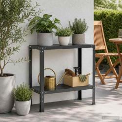 Table de rempotage en acier enduit de poudre noir, 80 &times; 40 &times; 80 cm