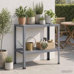 Table de rempotage en acier enduit de poudre, 80 &times; 50 &times; 80 cm