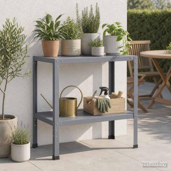 Table de rempotage en acier enduit de poudre, 80 � 50 � 80 cm