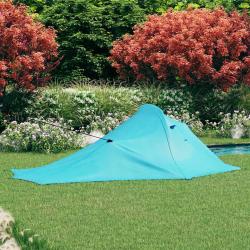 Tente de camping, bleue, 317 &times; 240 &times; 100 cm