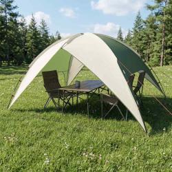 Tente de camping avec abri imperm&eacute;able, 5 personnes, verte