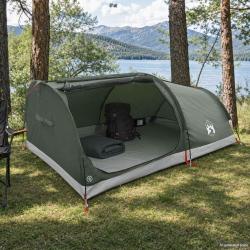Tente de randonn&eacute;e imperm&eacute;able, 1 personne, vert arm&eacute;e, pour le camping