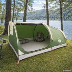Tente de randonn&eacute;e imperm&eacute;able, 2 personnes, verte, pour le camping
