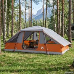 Tente familiale avec auvent imperm&eacute;able, 10 personnes, pour le camping