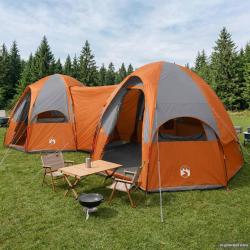 Tente familiale avec auvent imperm&eacute;able, 14 personnes, pour le camping