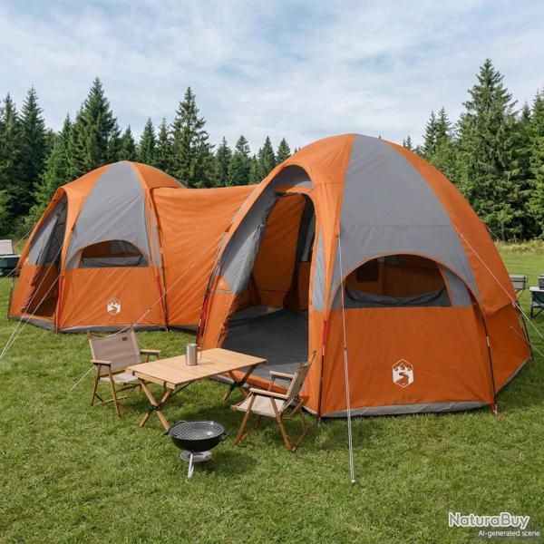 Tente familiale avec auvent imperm�able, 14 personnes, pour le camping
