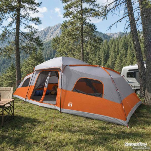 Tente familiale avec auvent imperm�able, 18 personnes, pour le camping