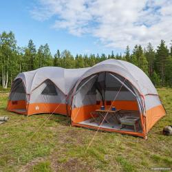 Tente familiale avec auvent imperm&eacute;able, 5 personnes, pour le camping