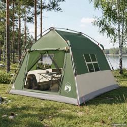 Tente instantan&eacute;e, 2 personnes, verte, imperm&eacute;able, pour le camping