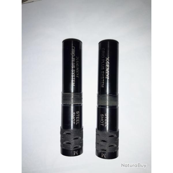 Chokes gemini calibre 20 crio ported +20 mm  benelli