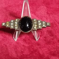 &Eacute;l&eacute;gante broche de style Art D&eacute;co, v&eacute;ritable pi&egrave;ce de caract&egrave;re. Des ann&eacute;es 1920-1930