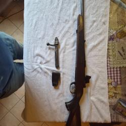 Carabine parker hale 7&times;64 avec son point rouge Burris FastFire 2