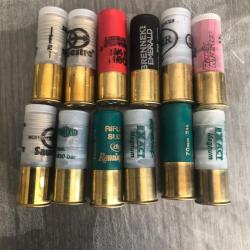 LIVRAISON OFFERTE  lotballes cal12/70 sauvestre ,winchester,  rottweil magnum,remington;wonders