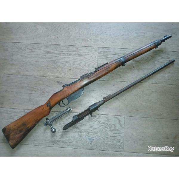 Lot Steyr Mannlicher M95 8x56R - Carabine + carcasse avec culasse - Cat. D