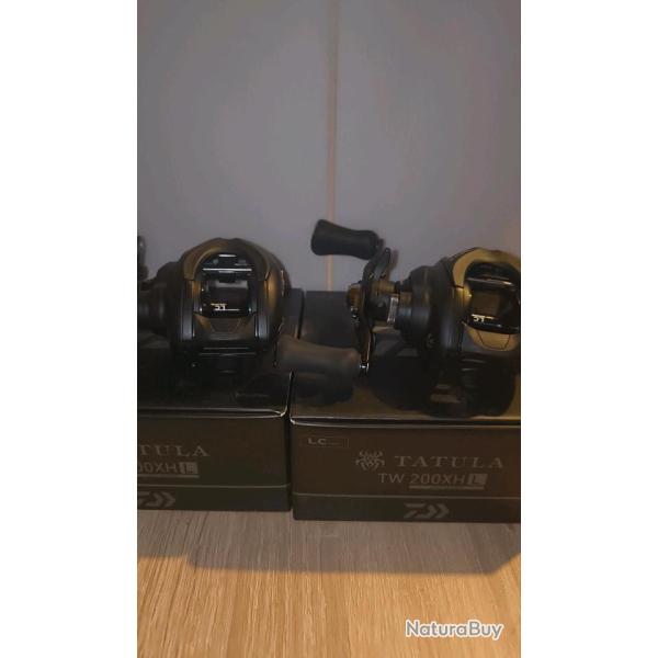 2 moulinets baitcasting Daiwa Tatula TW 200XHL