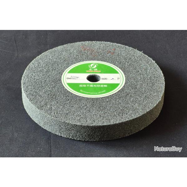 Disque � satiner 200mm X 25mm Grain fin 320 ( Polir Polissage Polissoir Polissage )