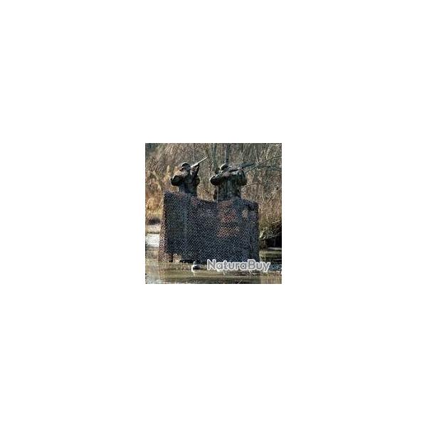 Kit complet d'aff�t en filet de camouflage avec pieds et sac de transport :