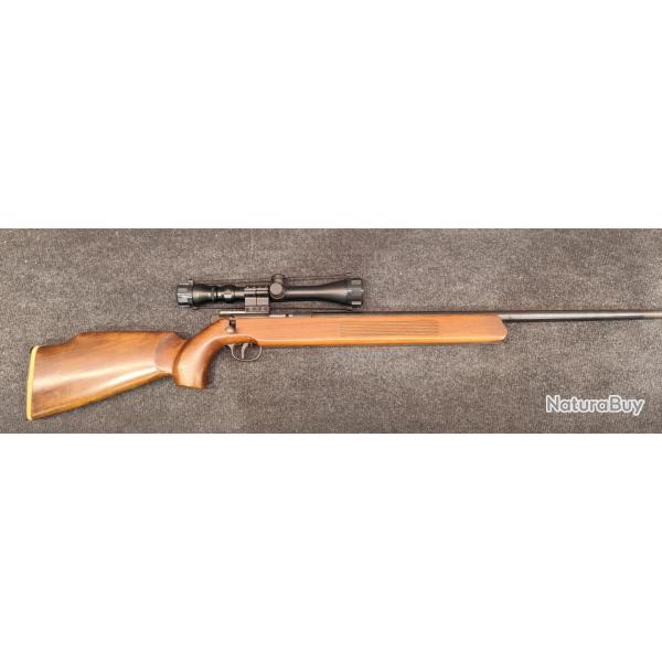 Unique carabine 22 LR  avec lunette 3-9x40 gamo.