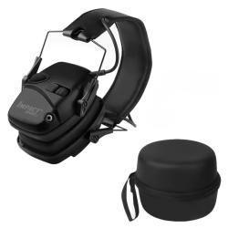 Casque Antibruit &Eacute;lectronique 22dB � Tir Sportif, Chasse & Battue (Amplification & Pliable)