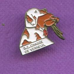 Rare Pins Chien epagneul gibier Chasse De Verneuil ni&eacute;vre Fb418
