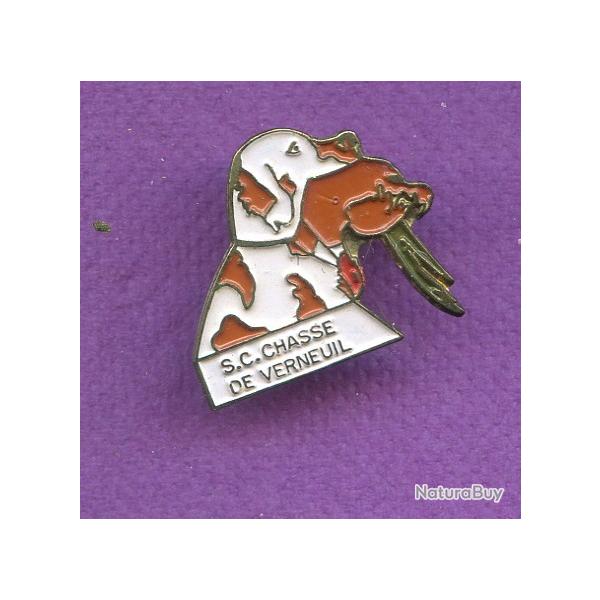 Rare Pins Chien epagneul gibier Chasse De Verneuil ni�vre Fb418