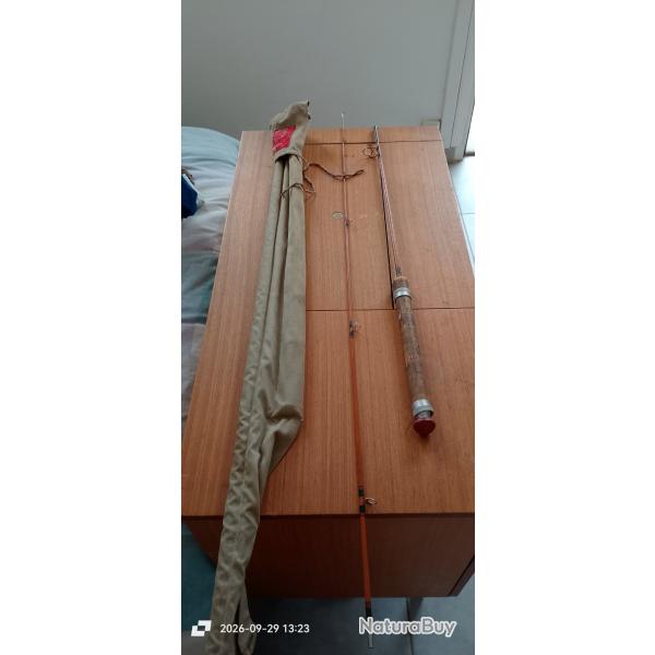 Canne pezon et Michel en bambou refendu , telebolic . BB2. 2 - 8gr.