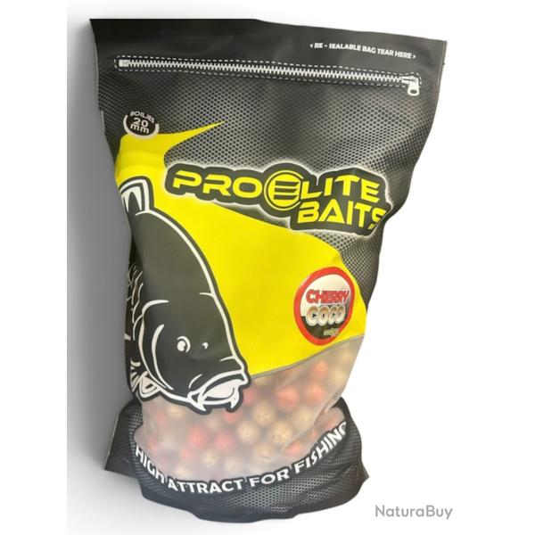 Bouillettes Pro �lite Baits 20mm 8kg Cherry Coco