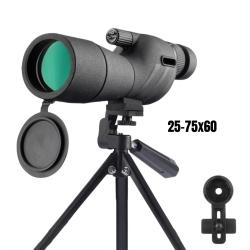 Longue Vue HD 25-75x60 Prisme &Eacute;tanche � Tir Sportif, Chasse & Observation (Monoculaire Zoom)