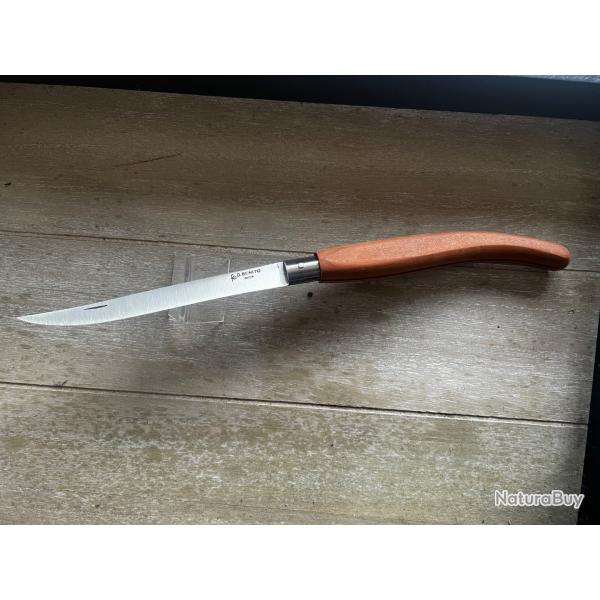 Long Couteau pliant avec lame en acier inoxydable