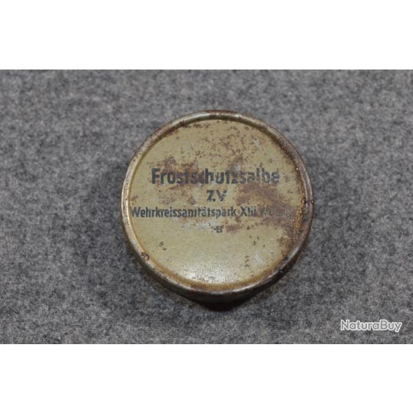 POT  de pommade contre le Gel Militaire WWII Soldat Equipement (20A)