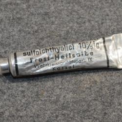 tube de pommade Militaire Collection  ancien Sanitater WWII M&eacute;dical (20A)