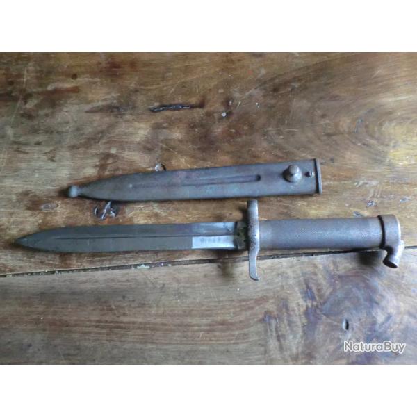 baionnette su�doise MOD 1896  N� matricule D14 -1005