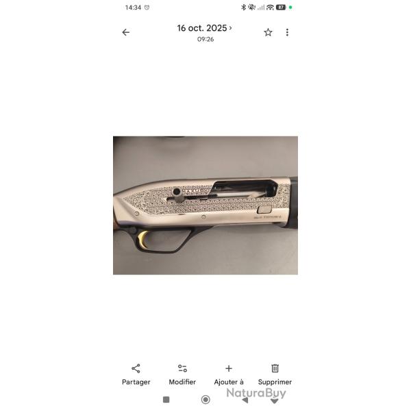 Browning maxus 2 wood ultimate calibre 12/76mm longueur du canon 76cm