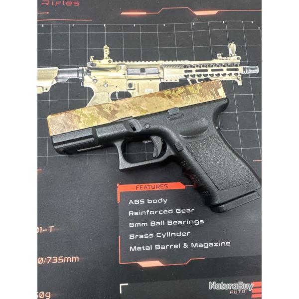 Glock 19 culasse m�tal mobile airsoft gas