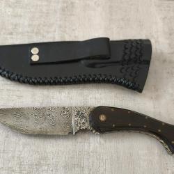 JUAN IGNACIO SAIZ - DAGUE &laquo; EXPLOSION &raquo; - LAME DAMAS 11 CM - COUTEAU D'ART