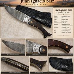 JUAN IGNACIO SAIZ - DAGUE &laquo; EXPLOSION &raquo; - LAME DAMAS 11 CM