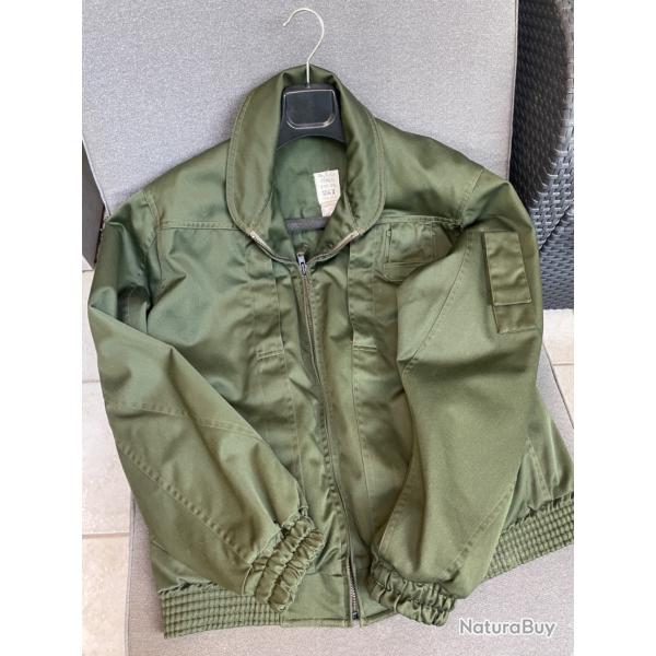 Blouson Pilote de Chasse Arm�e de l'Air 1995 en Kermel (aramide ignifuge) Tondo taille 104X