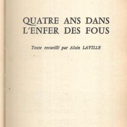 quatre ans dans l'enfer des fous par  jean-maurice cervetto
