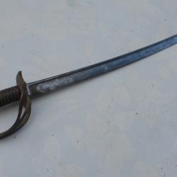 SABRE D'OFFICIER DE CAVALERIE MODELE 1822 - 1er TYPE - 1842