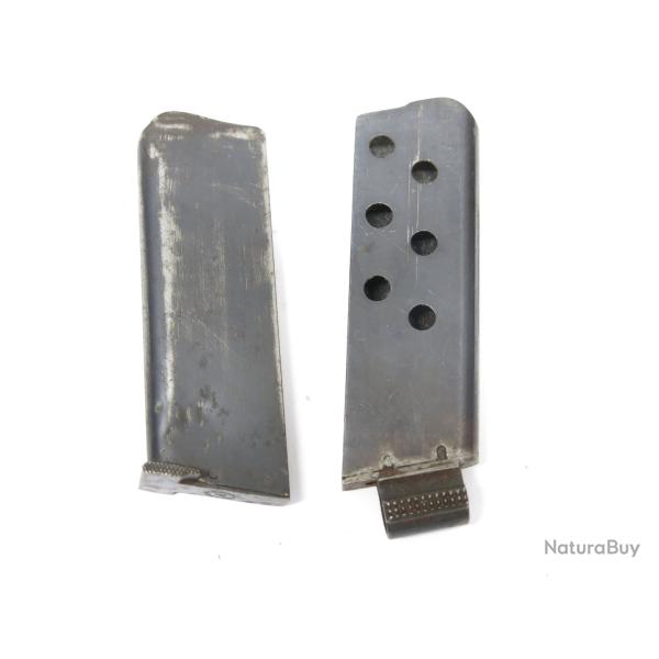 Lot de 2 chargeurs 6.35 Le Francais INCOMPLET categorie B