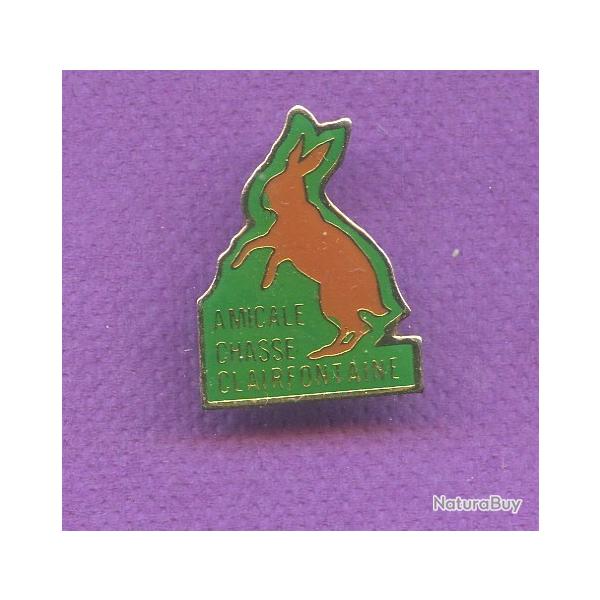 Rare Pins de Chasse Clairefontaine Lapin Fr174