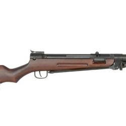 R&eacute;plique airsoft S&T Type 100 SMG AEG 6 mm bois v&eacute;ritable et m&eacute;tal - Chargeur 110 billes