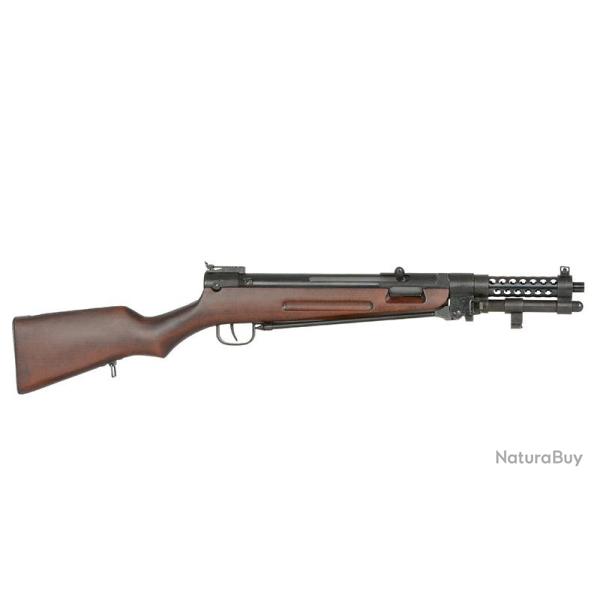 R�plique airsoft S&T Type 100 SMG AEG 6 mm bois v�ritable et m�tal - Chargeur 110 billes