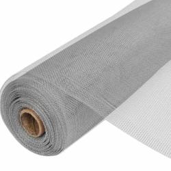Moustiquaire aluminium argent&eacute; 100x500 cm r&eacute;sistante rouille polyvalente