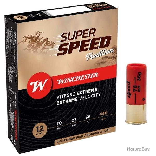 LOT DE 3 BOITES DE 10 CARTOUCHES WINCHESTER SUPER SPEED G3 CALIBRE 12 - 36 G - BJ - PB 5