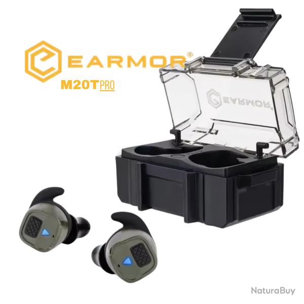 Protection Auditive Earmor M20Tpro Kaki Bluetooth � R�duction du Bruit NRR 30dB pour Tir et Chasse