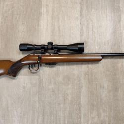 Carabine &agrave; verrou ANSCH&Uuml;TZ mod. 1450 - Cal .22 LR - Lunette 4x40 (Occasion)